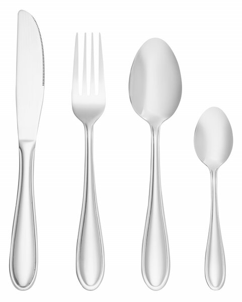 Set tacamuri inox, 24 piese, 6 persoane, Stilo