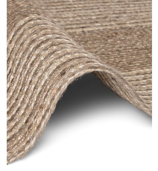 Covor tip traversă în culoare naturală deschisă/în culoare naturală închisă reversibil/țesut manual din iută 80x200 cm Juno – Hanse Home