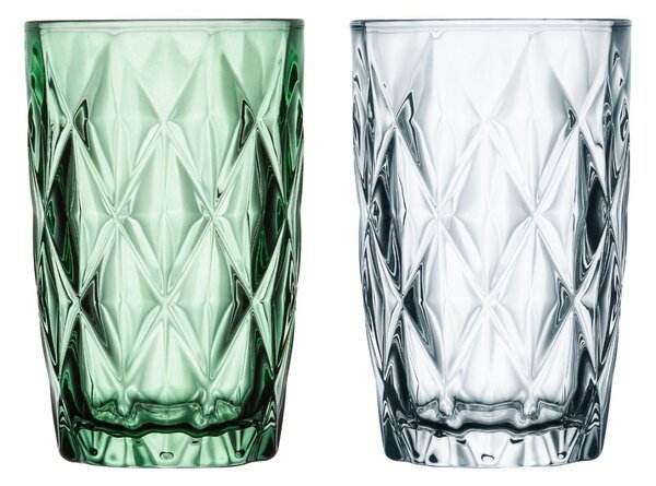 Pahar long drink 380ml, transparent, Diamond