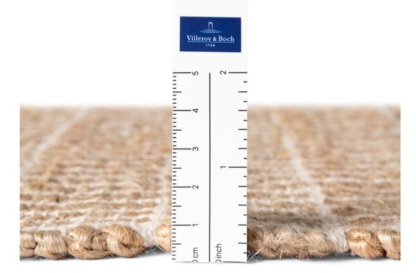 Covor tip traversă în culoare naturală reversibil/țesut manual din amestec de iută 80x200 cm Birka – Villeroy&Boch