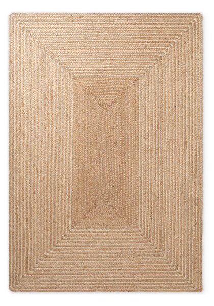 Covor în culoare naturală/în culoare naturală deschisă reversibil/țesut manual din iută 120x170 cm Juno – Hanse Home