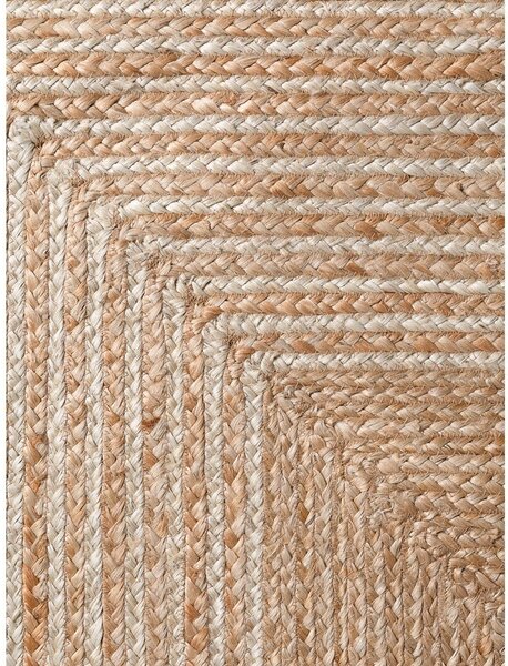 Covor tip traversă în culoare naturală/în culoare naturală deschisă reversibil/țesut manual din iută 80x200 cm Juno – Hanse Home