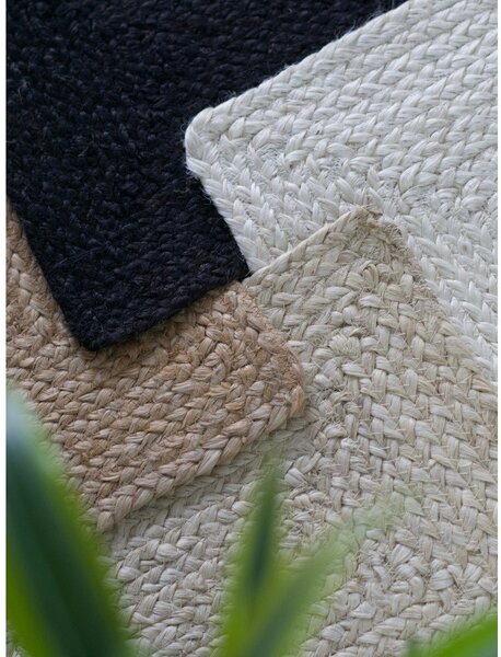 Covor tip traversă crem reversibil/țesut manual din iută 80x200 cm Juno – Hanse Home