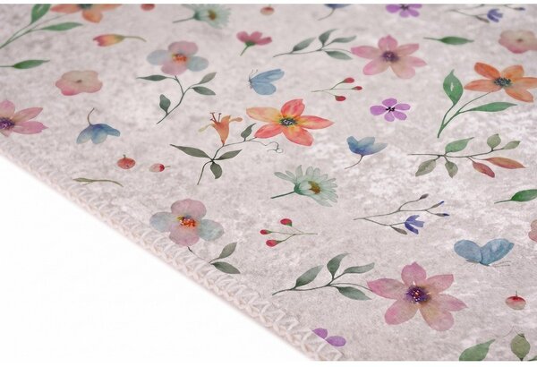 Covor lavabil 80x150 cm Floral – Vitaus