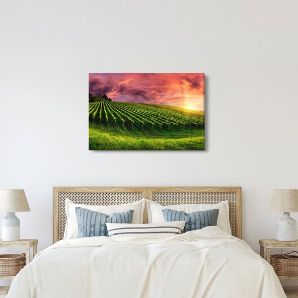 Tablou cu vie cu cerul color (90x60 cm)