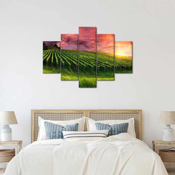 Tablou cu vie cu cerul color (150x105 cm)