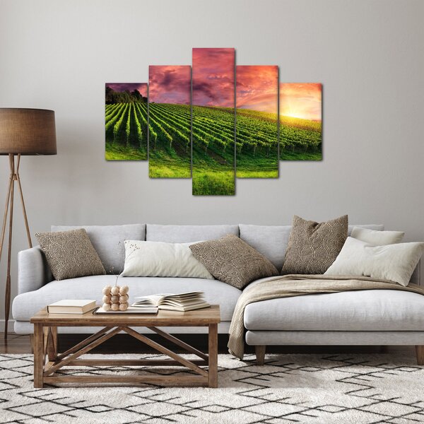 Tablou cu vie cu cerul color (150x105 cm)