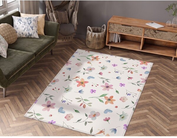 Covor lavabil 80x150 cm Floral – Vitaus