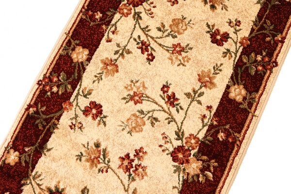 CovorSufragerie Dormitor, Model 551 120, Crem Rosu Dreptunghi, 80 x 150