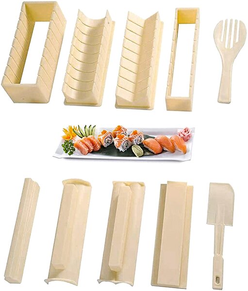 Set pentru preparare sushi, 10 piese, onuvio®