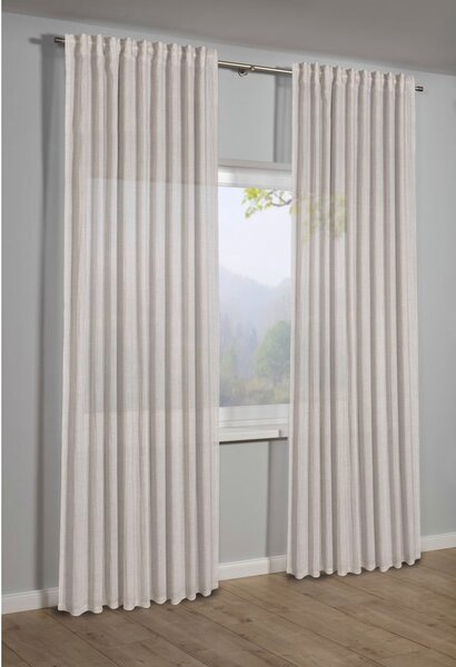 Draperie bej 135x245 cm Etamine – Sehlbach