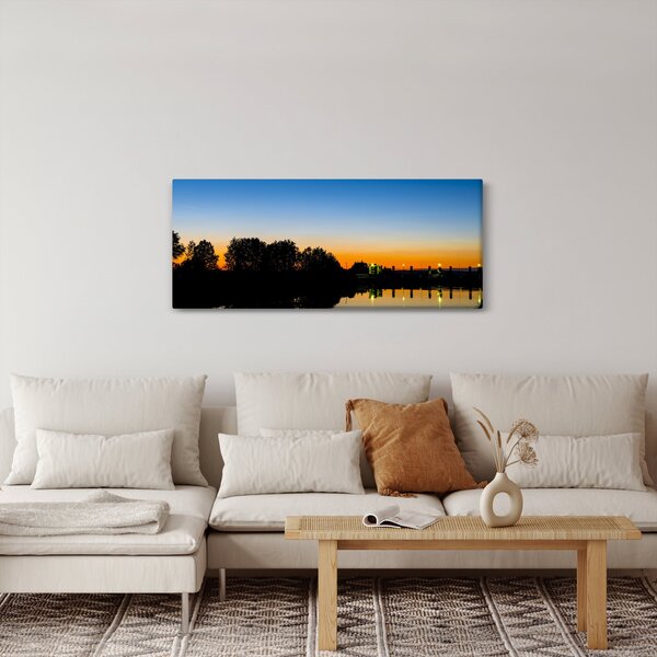 Tablou cu apus de soare (120x50 cm)
