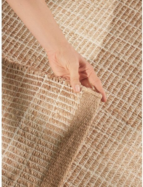 Covor în culoare naturală reversibil/țesut manual din amestec de iută 120x170 cm Birka – Villeroy&Boch