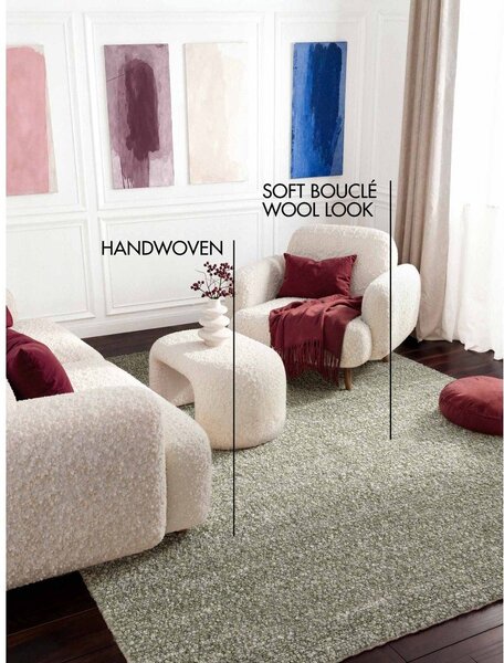 Covor verde deschis țesut manual 120x170 cm Notting Hill Portobello – Ted Baker
