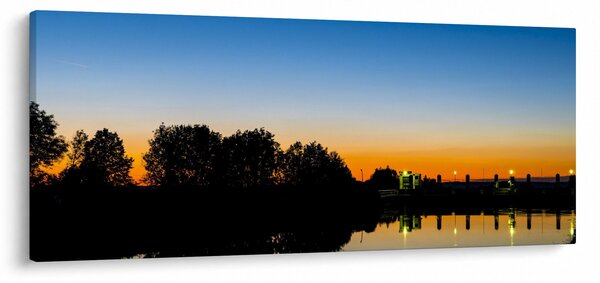 Tablou cu apus de soare (120x50 cm)