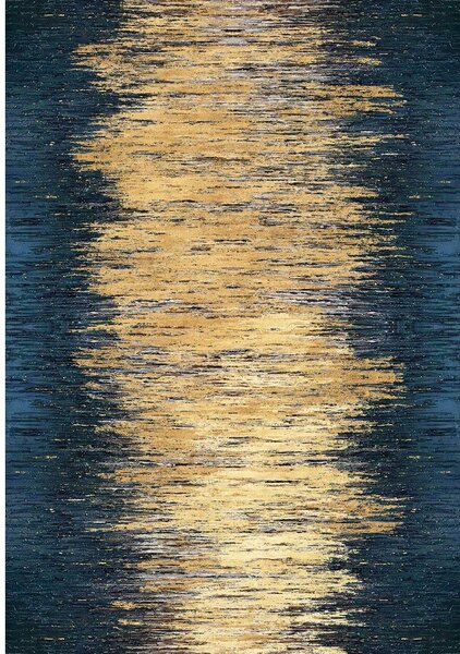 Covor galben/albastru închis lavabil 80x150 cm Goldie – Vitaus