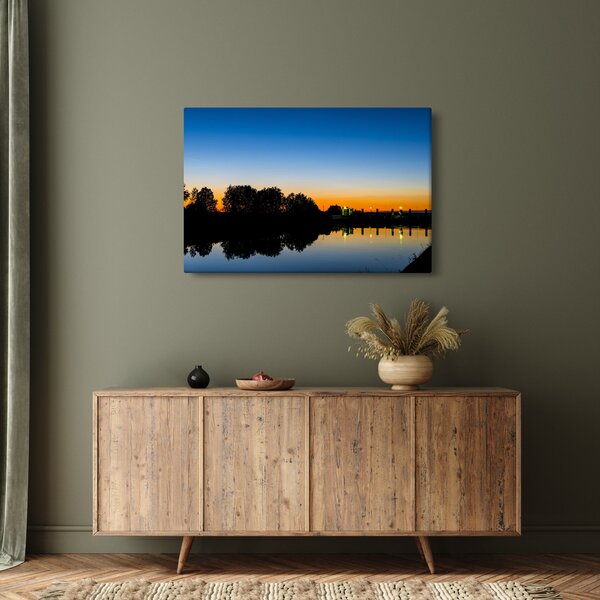 Tablou cu apus de soare (90x60 cm)