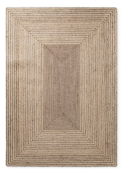 Covor în culoare naturală deschisă/în culoare naturală închisă reversibil/țesut manual din iută 120x170 cm Juno – Hanse Home