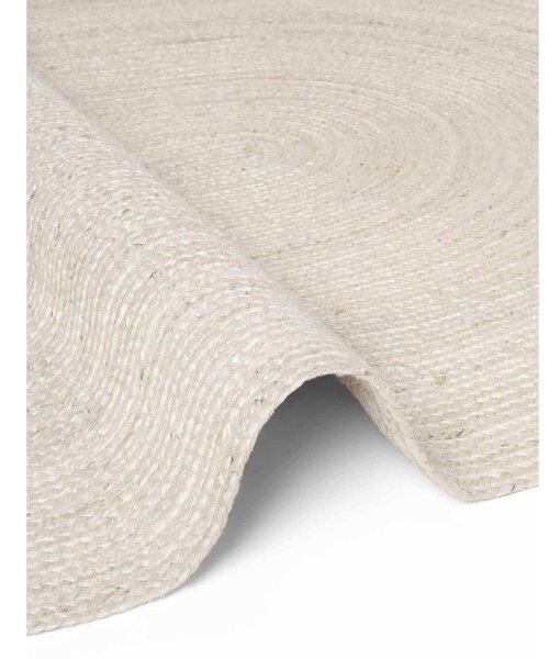 Covor crem reversibil/țesut manual din iută 160x230 cm Braided – Hanse Home