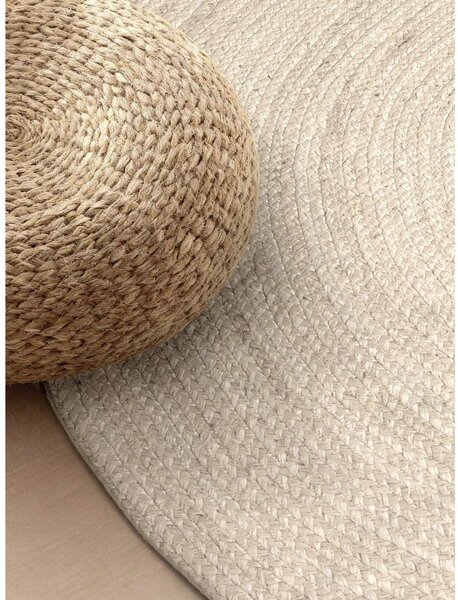 Covor crem reversibil/țesut manual din iută 160x230 cm Braided – Hanse Home