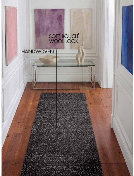 Covor tip traversă gri închis țesut manual 80x300 cm Notting Hill Portobello – Ted Baker
