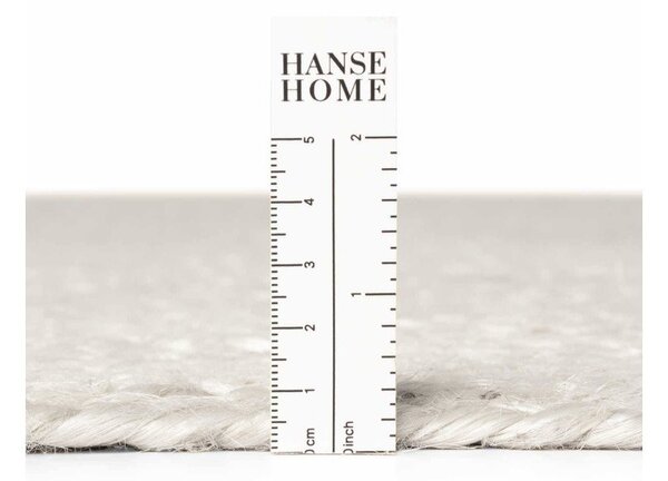 Covor crem reversibil/țesut manual din iută 160x230 cm Braided – Hanse Home