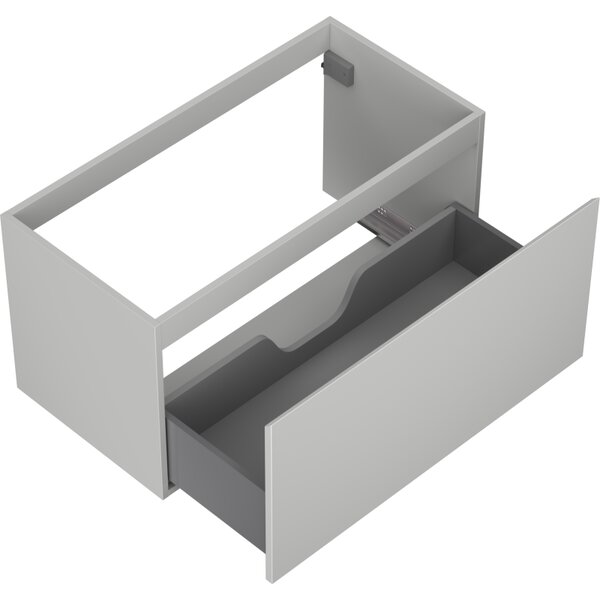 Mexen Orio, mobilier baie 90 cm, 1 sertar, gri mat, 91A10-09047-1-BF62