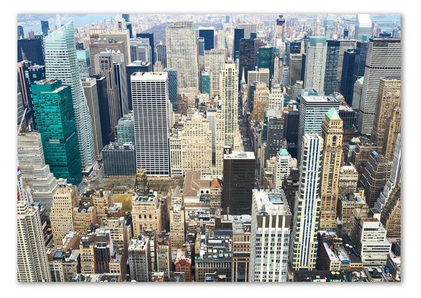 Tablou Printat Pe Sticlă Manhattan New York City
