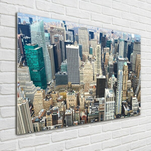 Tablou Printat Pe Sticlă Manhattan New York City