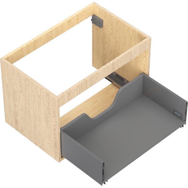Mexen Box-A, dulap suspendat 70 cm, 1 sertar, stejar, 91AX0-0700-470-1-81