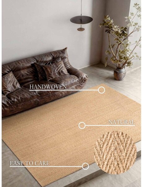 Covor în culoare naturală deschisă țesut manual din iută 160x230 cm Mirabelle – Villeroy&Boch