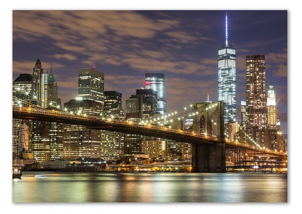 Tablou din Sticlă Podul Brooklyn
