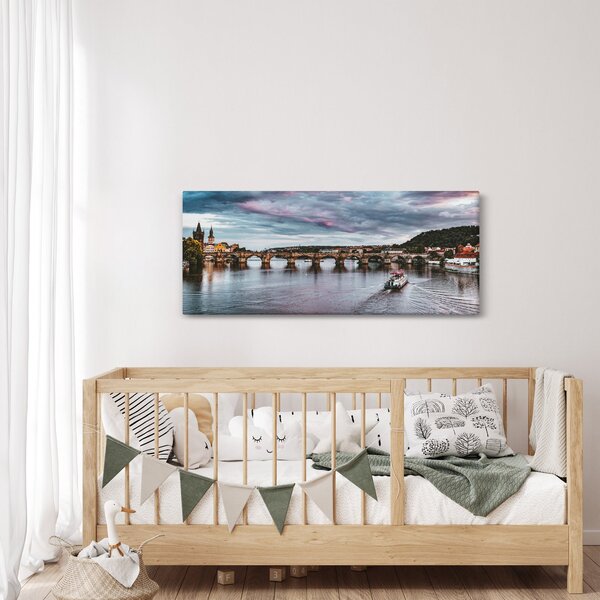 Tablou cu Vltava (120x50 cm)