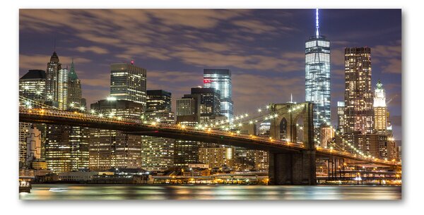 Tablou din Sticlă Podul Brooklyn