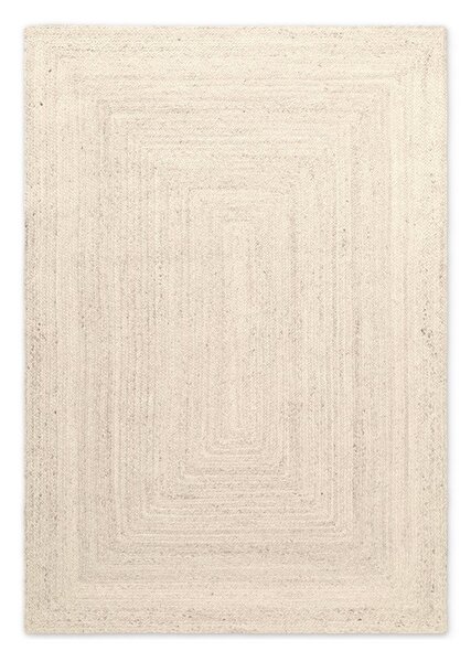 Covor crem reversibil/țesut manual din iută 80x150 cm Juno – Hanse Home