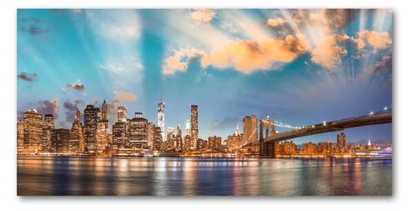 Tablou sticlă Podul Brooklyn