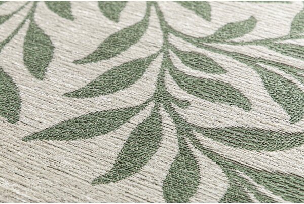 Covor pentru exterior și interior verde/crem 80x150 cm Lua – Universal
