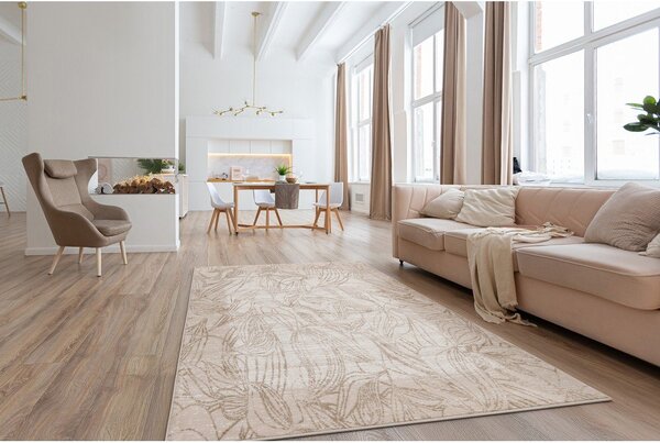 Covor bej 80x150 cm Floares – FD