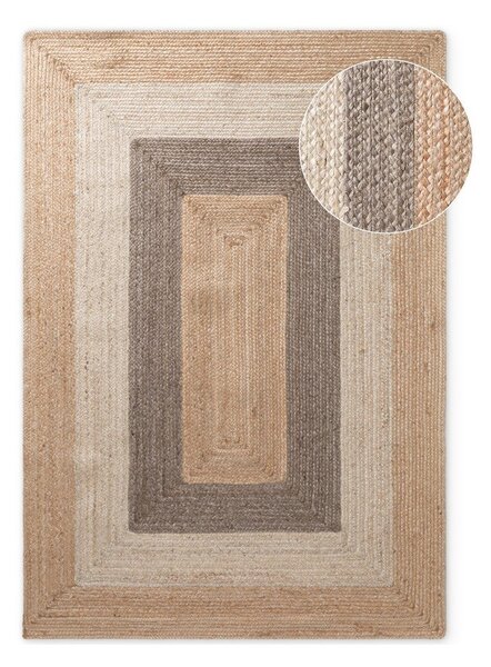 Covor reversibil/țesut manual din iută 120x170 cm Juno – Hanse Home