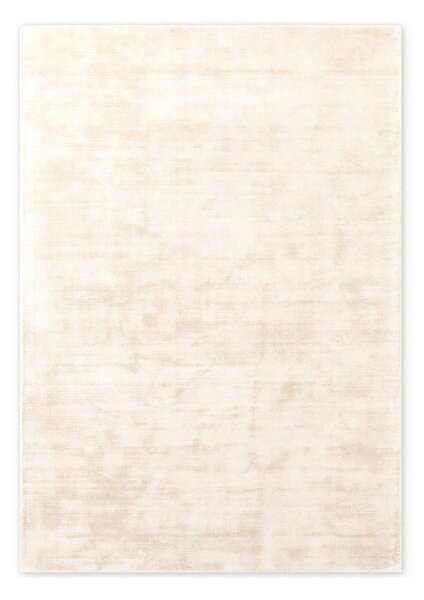Covor fildeș țesut manual din viscoză 120x180 cm Noemi – Vikosa