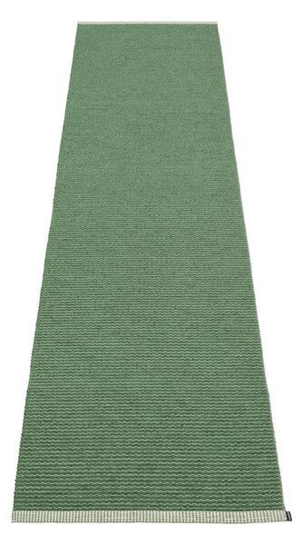 Covor tip traversă pentru interior și exterior verde 60x250 cm Mono Leaf Oregano – Pappelina