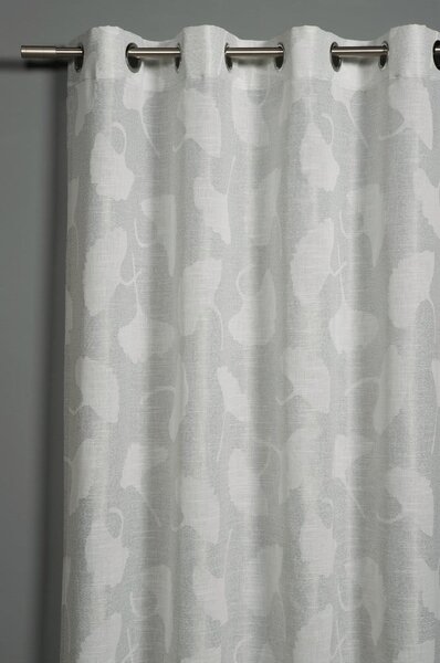 Draperie gri deschis din jacquard 140x245 cm Gingko – Sehlbach
