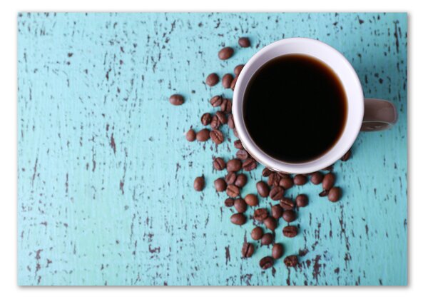 Tablou din Sticlă Cafea neagra