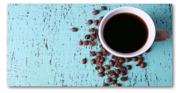 Tablou din Sticlă Cafea neagra
