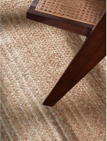 Covor tip traversă în culoare naturală/în culoare naturală deschisă reversibil/țesut manual din iută 80x200 cm Juno – Hanse Home