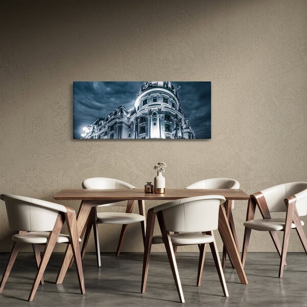 Tablou cu arhitectură în întuneric (120x50 cm)