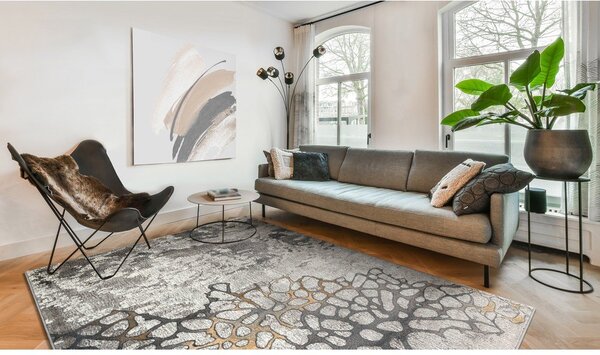Covor gri/taupe 133x180 cm Folgen – FD