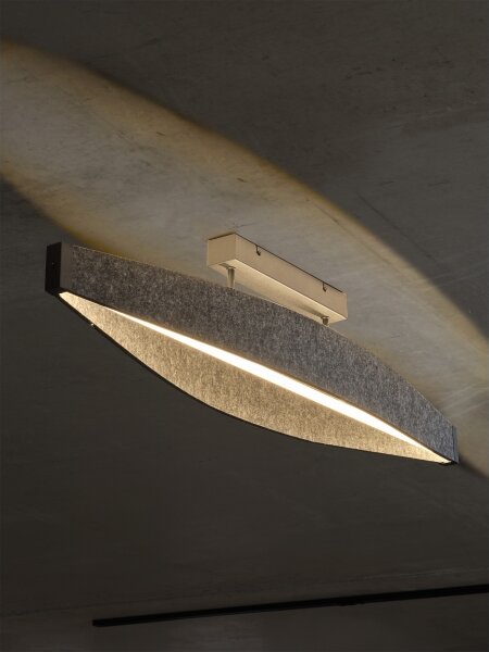 Osram DECOR FLAT - Plafonieră aplicată LED, 23W/230V, gri