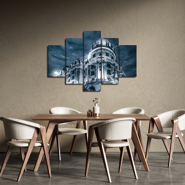 Tablou cu arhitectură în întuneric (150x105 cm)