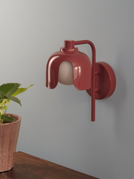 Osram - Aplică de perete DECOR COROLLE 1xG9/20W/230V roșie